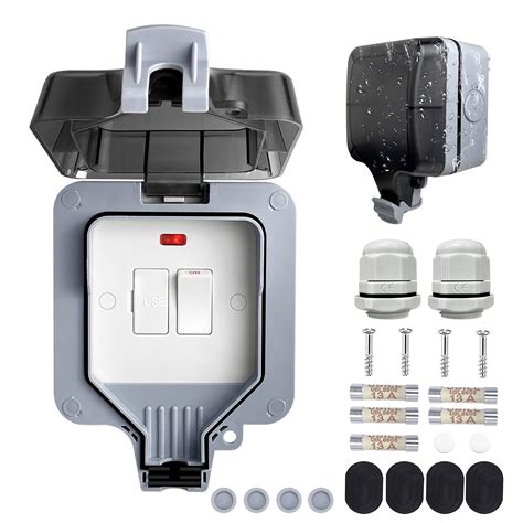 fused spur junction box|fused spur sockets.